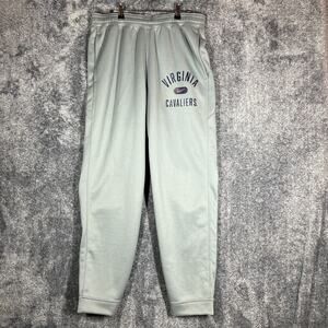 Virginia Cavaliers Pants Mens Large Gray Track Basketball Joggers Brand New Nike